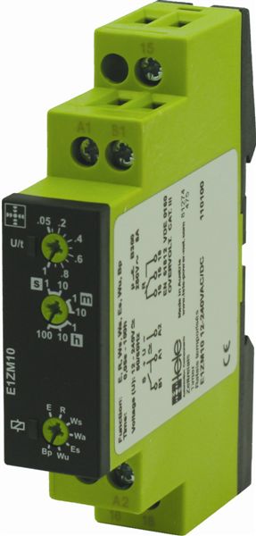 E1ZM10-12 Ηλεκτρονικό Χρονικό πολυχρονικό 12-240V AC/DC Tele Kontrolle –  Antoniadis Electro – Αντωνιάδης Ηλεκτρονικά
