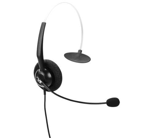 Ακουστικά σταθερού τηλεφώνου VT1200 Omni Mono με καρφί 3,5mm Voice Tech –  Antoniadis Electro – Αντωνιάδης Ηλεκτρονικά